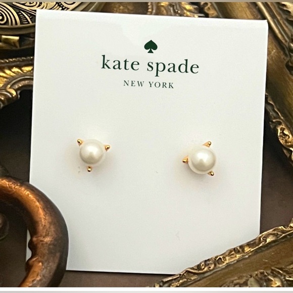 kate spade Jewelry - Kate Spade Pearl Stud Earrings, NWT